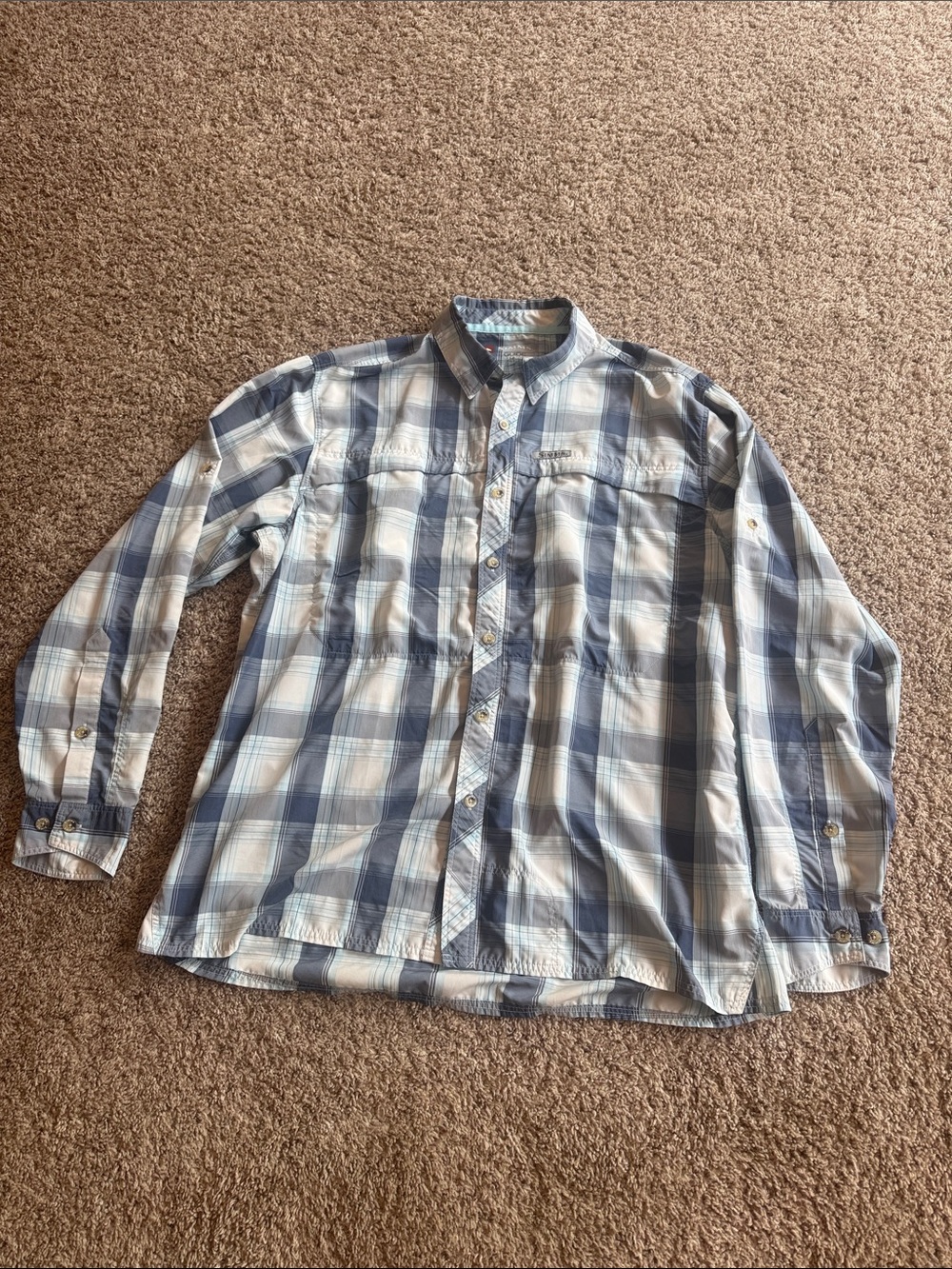 Simms guide series light weight button down size large